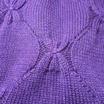 Cato  One Button Knit Cardigan Sweater Womens XL Purple Short Sleeve Cozy Comfy Photo 7