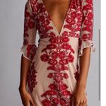 For Love & Lemons M Medium Temecula Mini Bell Sleeve Dress Mini Bodycon Boho Photo 0