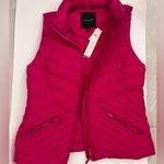 Talbots  The puffer down vest Medium fuchsia NWT Photo 0