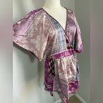 Free People  Oasis Romper /Dawn Pink Combo size small Photo 8