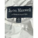 Jason Maxwell  White Quilted Puffer Jacket Lightweight‎ Full Zip Coat Size Small Photo 4