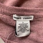 Sweet Romeo NWT  mauve soft long sleeve top Large Photo 3