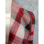 Fleece Open Front Earthy Brown Red Beige Large Pocket Cozy Warmth‎ Photo 2