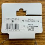 Giani Bernini Sterling Silver Chain Moon Star Dangle Anklet Photo 2