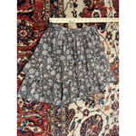 Boden Floral Tiered Skirt Black Pink Boho Print Lined Size 4 UK 8 Photo 4