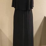 Show Me Your Mumu  Caitlin Ruffle Maxi Dress Large Black Chiffon Photo 0