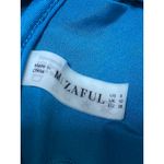 Zaful  Womens Teal Blue V Wired Textured Two Piece Bikini Swimsuit Swimwear Sz 6 Photo 2