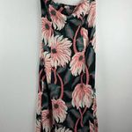 Anthropologie Grace Gillespie Strapless Floral Brunch Linen Midi Dress Sz M Photo 1