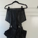 Nasty Gal Faux Leather High-Waist Suspenders Photo 3