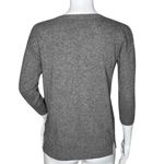J. Crew Sweater Womens XS‎ Gray White Feathers Wool Rabbit Hair Blend Preppy Photo 3