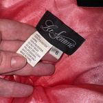 La Femme  Women's Size 6‎ Pink Coral Long Prom Dress with Iridescent Beads Photo 4