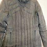 Kenneth Cole Reaction Black Down Puffer Jacket Sz Sm Polyester Photo 1