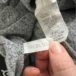 Pink Lily  Maternity Pregnancy Light Gray Long Sleeve Wrap Top Size S Photo 7