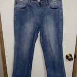 Alice + Olivia Crop Denim Capri Jeans Size 28 90s Button Detail Photo 0