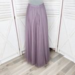 Revelry Skylar Tulle Maxi Skirt Wisteria Mauve Purple Size 6 Photo 4