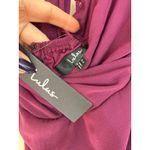 Lulus NWT  In Love Forever Plum Lace-Up High-Low Maxi Dress Wedding Prom Size XL Photo 6