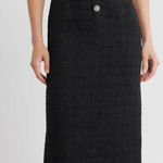 Likely NWOT  Bardot Crystal Floral Button Tweed Cocktail Midi Dress SZ 2 Photo 0