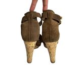 Chloé CHLOE suede leather brown Strappy platform heels shoes size 39.5 / 9.5 Photo 5