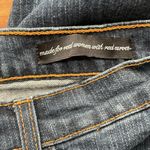 NYDJ  | dark wash wide‎ cuffed crop jeans Sz 8 Photo 9