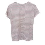 Anthropologie By  Red White Blue Striped Hemp Organic Cotton T Shirt Sz S Photo 3
