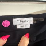 Calvin Klein  Classic Fit Black Dress Pants Size 4 with 32” inseam Photo 3
