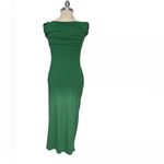 Reformation  Jamen Dress Kelley Green Jersey Knit Stretch Small Photo 2