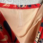 Garnet Hill  Women's Ruched Crossover One-Piece Swimsuit
Red Tan Floral size 12 Photo 12