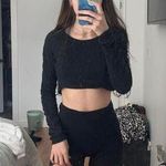 Lululemon  Women's Black and White Shirt Photo 0