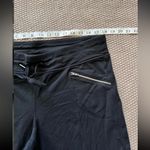 Athleta  Women’s  Crop Pants Black Zip Pocket Elastic Waist And Ankles Sz L‎ Photo 7
