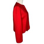 Bermuda Womens Archie Brown & Son Of Red 100% Pure New Wool Sweater Jacket S Photo 5