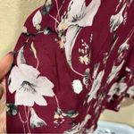 TALULAH La Maison Cannes Burgundy Floral One Shoulder Midi Dress plus size 4XL Photo 8