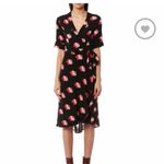 Ganni New  floral print wrap dress Photo 3
