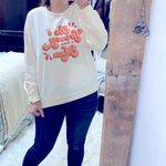 None Be Groovy or Leave Man, graphic sweatshirt 70’s style size large Photo 1