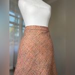 Gap Vintage ‘04 Pink Wool Blend Textured A-Line Knee Length Skirt Photo 4