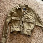 Abercrombie & Fitch ONE OF A KIND painted floral cargo jacket Photo 1