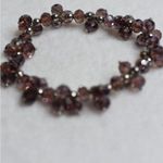 Source Unknown Shades Of Brown Cluster Beaded Stretch Casual Chic Retro Like New Bracelet Photo 0
