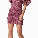 Elliatt  Monica Ruffled Mini Dress in Purple Photo 0