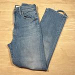 MOTHER High Waisted Rider Ankle in Kiss and Make Up Again Sz 28 Blue Photo 5