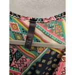 Chico's Chico Boho Patchwork Print Wrap Dress Kimono Sleeve Belted Photo 3