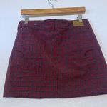 American Eagle AEO  Outfitters Plaid Hi-Rise Mini Skirt Sz 6 Photo 2