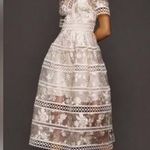 Zimmermann Euc silk organza White Lace Midi Dress Photo 1