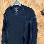 Carhartt Lightweight Stretch Base Layer Crewneck Long Sleeve Blue Shirt Sz S Photo 1