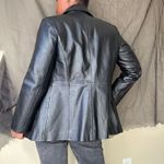 Worthington Black Leather Jacket Size Small Photo 4