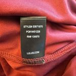 Lulus  - Infinite Glory Wine Red Maxi Dress Sz L Photo 10