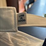 Life is Good  White Visor with Colorful Patch Photo 1