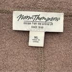 Norm Thompson Women’s XL 100% Wool Sweater Collared Knit Brown Lightweight Photo 5