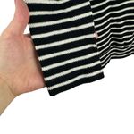 Drew Striped Black White Side Zipper Pullover Jumper Sweater Size Medium Photo 4