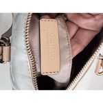 Michael Kors Jet Set White Signature Boston Bag Authenticated Rare Patent Design Photo 13