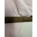 Bryn Walker S Pink 100% Linen Top Shell Button Up Long Sleeve Classic Oversize Photo 2