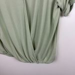 Anthropologie Saturday Sunday Womens Short Sleeve Top Sage Green Sz XS Soft Photo 5
